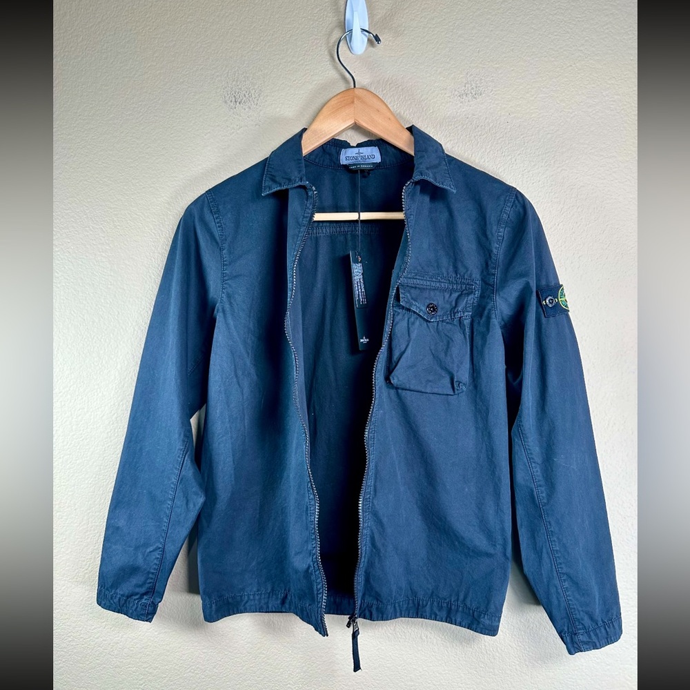 NWT Stone Island Junior Kids Black Cotton Jacket Size 12Y - Picture 16 of 16